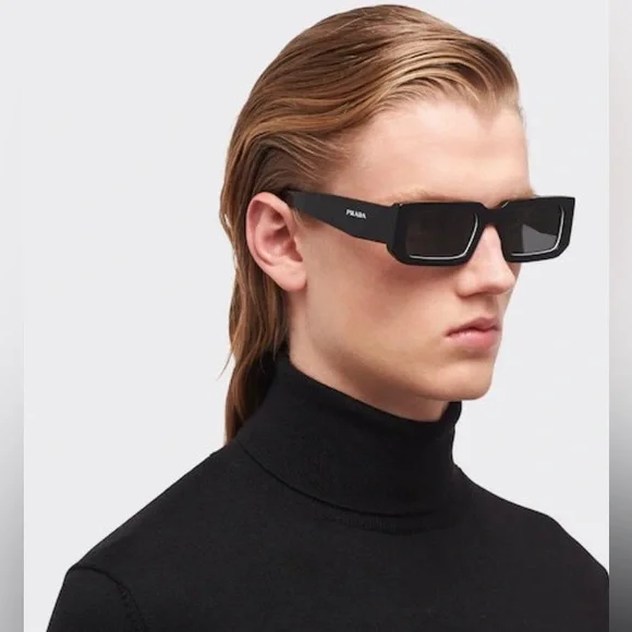 New - 💯Authentic - New - Prada Eyewear PR 06YS rectangle frame sunglasses - Picture 3 of 16